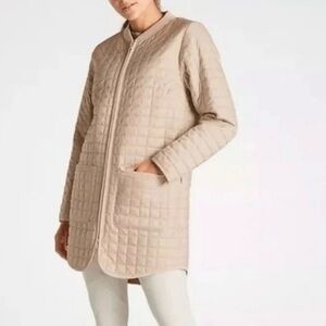 Athleta Grandview PrimaLoft Shell Jacket | Quilted | Eco Insulated | Neutral